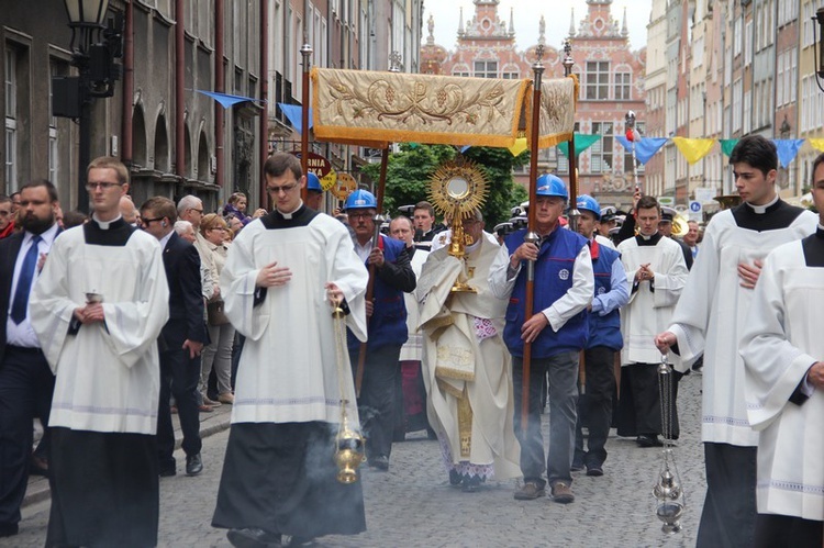 Uroczystość Bożego Ciała w Gdańsku