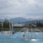 Kąpiel z widokiem na Tatry