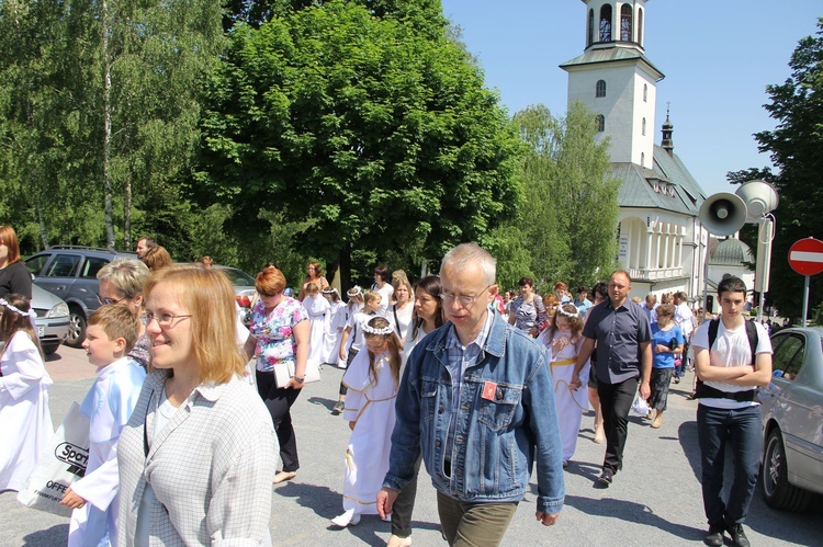 Pielgrzymka dzieci pierwszokomunijnych