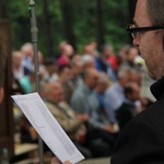 Nabożeństwo majowe na pielgrzymce w Piekarach Śląskich