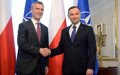 Spotkanie prezydenta Dudy z szefem NATO