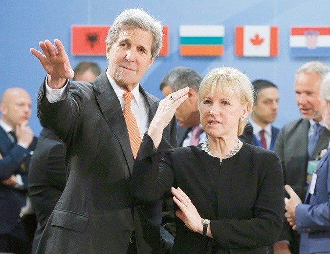 Minister spraw zagranicznych Szwecji rozmawiała o współpracy z NATO.