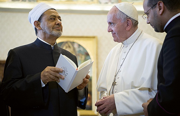 Papież Franciszek przyjął na audiencji wielkiego imama uniwersytetu Al-Azhar, szejka Ahmeda al-Tayyeba.