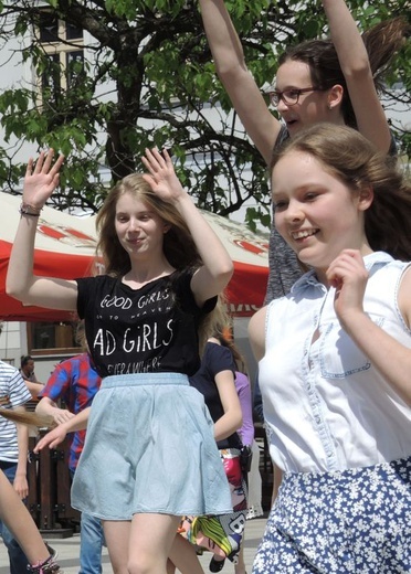 Flash mob na Dzień Dziecka w Bielsku-Białej