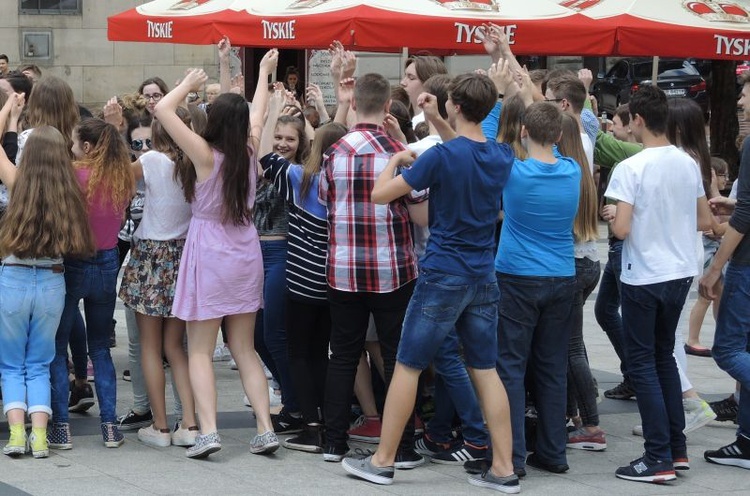 Flash mob na Dzień Dziecka w Bielsku-Białej