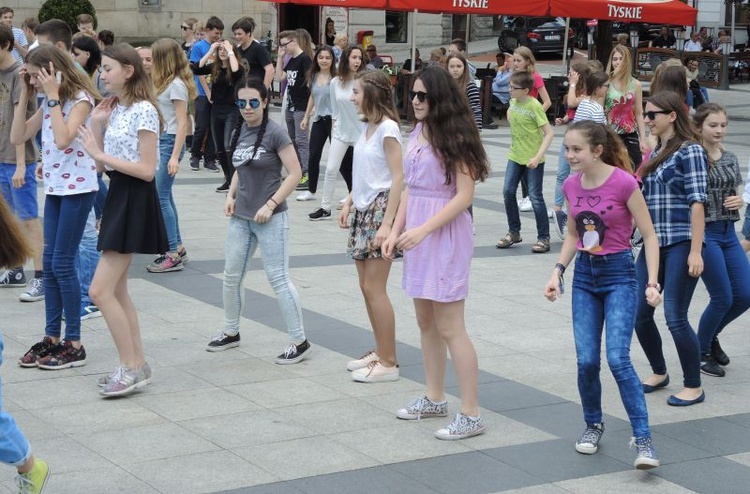 Flash mob na Dzień Dziecka w Bielsku-Białej