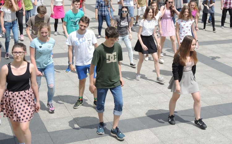 Flash mob na Dzień Dziecka w Bielsku-Białej