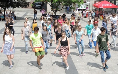 Flash mob na Dzień Dziecka w Bielsku-Białej