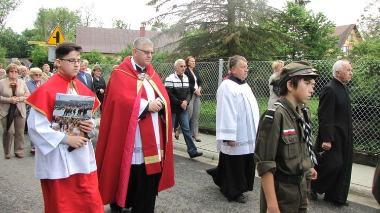 Peregrynacja symboli ŚDM w Czarnym Dunajcu - cz.1