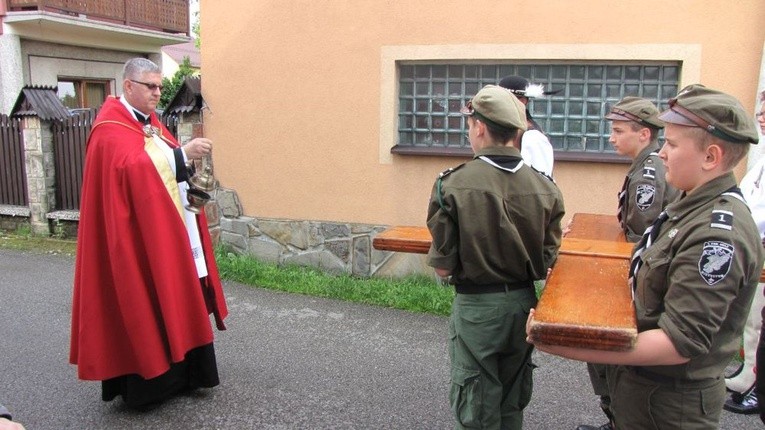 Peregrynacja symboli ŚDM w Czarnym Dunajcu - cz.1