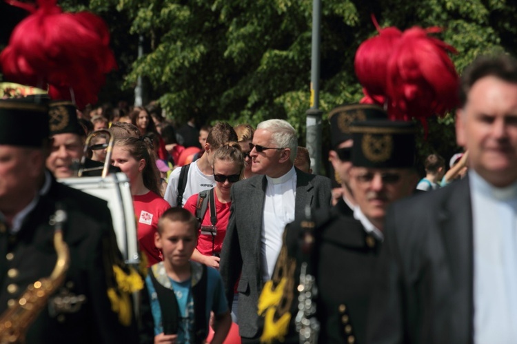 Dziecięco w parku miejskim