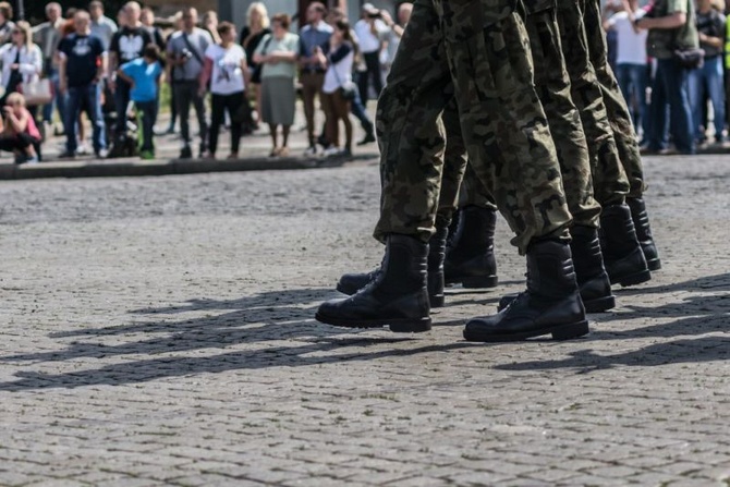 Żołnierska przysięga w Krośnie Odrzańskim