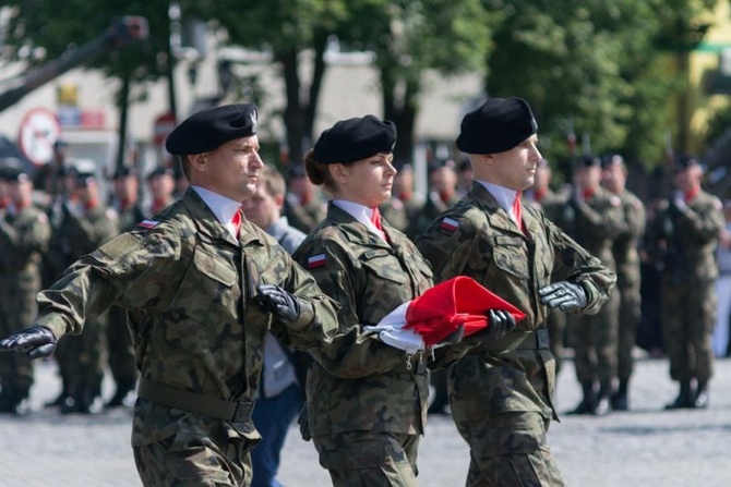 Żołnierska przysięga w Krośnie Odrzańskim