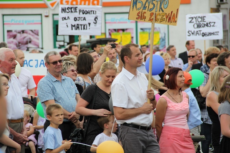 V Marsz dla Życia i Rodziny w Wodzisławiu Śl.