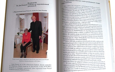 Książka jest bogato ilustrowana. Zamieszczono w niej m.in. zdjęcie Luzie Frenzel, siostry ks. Jana, razem z ks. Pawłem Pyrchałą, autorem publikacji.
