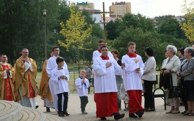 Msza św. w parku papieskim