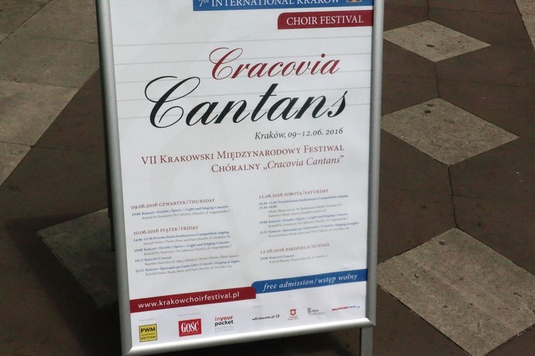 VII Krakowski Międzynarodowy Festiwal Chóralny "Cracovia Cantans"