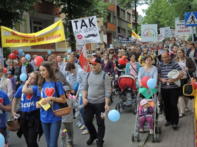 III Marsz dla Życia i Rodziny w Bielsku-Białej - 2016