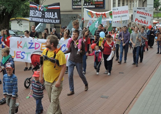 III Marsz dla Życia i Rodziny w Bielsku-Białej - 2016