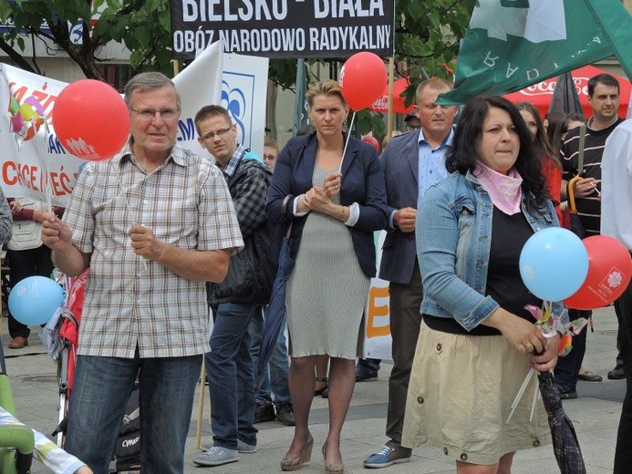 III Marsz dla Życia i Rodziny w Bielsku-Białej - 2016