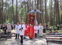 Wierni na początku Mszy św. przeszli przez Bramę Miłosierdzia