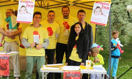Podczas festynu zbierane były także podpisy pod petycja w obronie życia