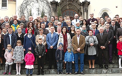 Wspólne zdjęcie rodziny Soplów.