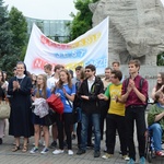 Flash mob wolontariuszy ŚDM