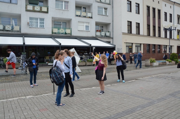 Flash mob wolontariuszy ŚDM