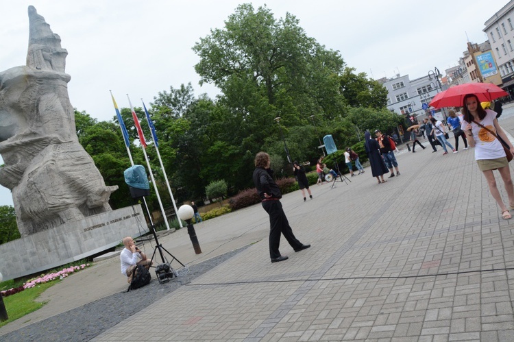 Flash mob wolontariuszy ŚDM