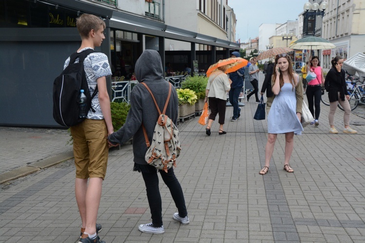 Flash mob wolontariuszy ŚDM