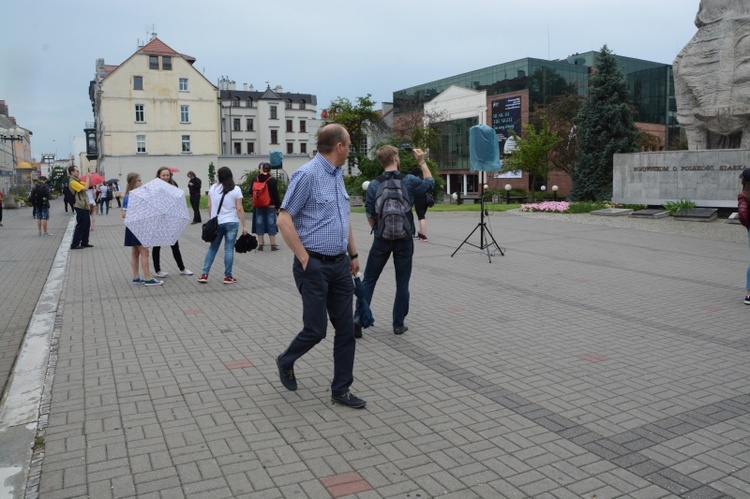 Flash mob wolontariuszy ŚDM