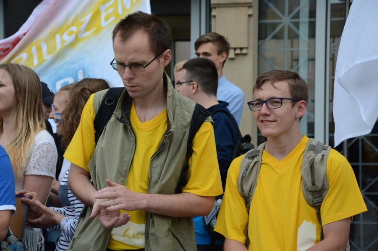 Flash mob wolontariuszy ŚDM