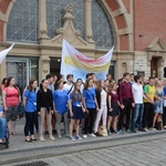 Flash mob wolontariuszy ŚDM