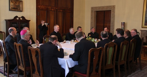 Spotkanie nowych administratorów i proboszczów z abp. W. Skworcem