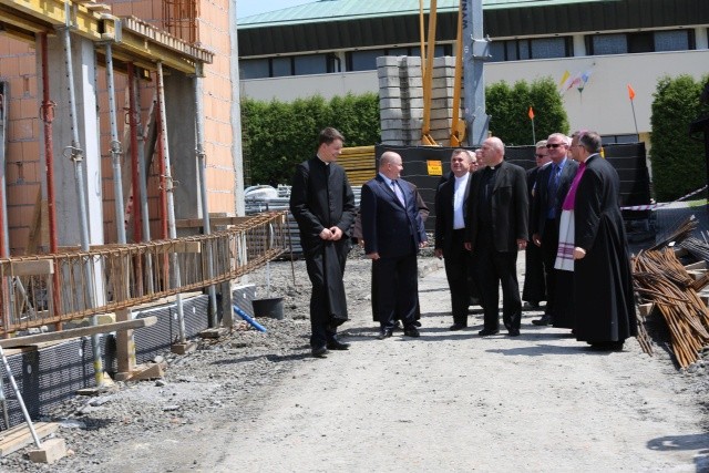 Wmurowanie kamienia węgielnego w Domu św. Józefa w Andrychowie