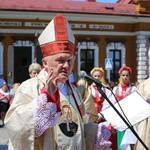 Poświęcenie pomnika św. abp. Bilczewskiego w Wilamowicach