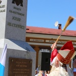 Poświęcenie pomnika św. abp. Bilczewskiego w Wilamowicach