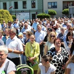 Poświęcenie pomnika św. abp. Bilczewskiego w Wilamowicach