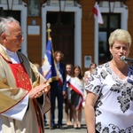 Poświęcenie pomnika św. abp. Bilczewskiego w Wilamowicach