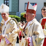 Poświęcenie pomnika św. abp. Bilczewskiego w Wilamowicach