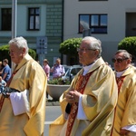 Poświęcenie pomnika św. abp. Bilczewskiego w Wilamowicach