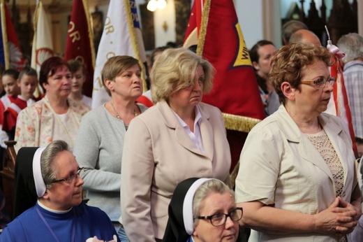 Poświęcenie pomnika św. abp. Bilczewskiego w Wilamowicach