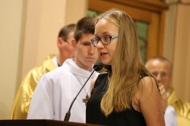 Poświęcenie pomnika św. abp. Bilczewskiego w Wilamowicach