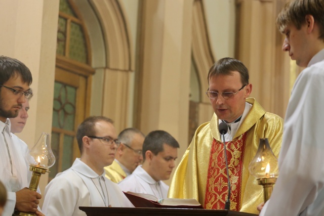 Poświęcenie pomnika św. abp. Bilczewskiego w Wilamowicach