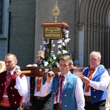 Poświęcenie pomnika św. abp. Bilczewskiego w Wilamowicach