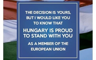 Orban wykupił reklamę przeciwko Brexitowi