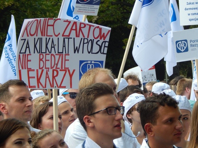 Protest lekarzy rezydentów