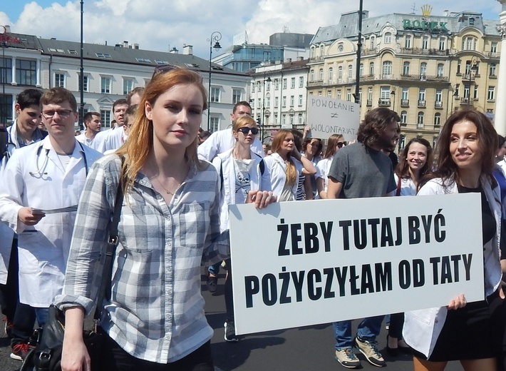 Protest lekarzy rezydentów