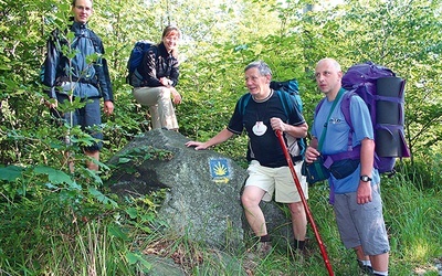 	Pątnicy na ślężańskim odcinku Camino de Santiago.